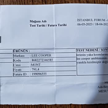 Boyner Mağazaları Ürün İade İşlemi