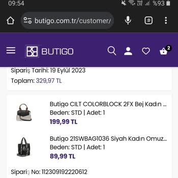 Butigo Kargom 1 Haftadır Hazırlanma Sürecinde