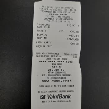 Beko Yetkili Servisi Hakkı Olmayan Ücreti Alıyor