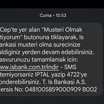 İş Bankası Hesap Açma Sorunu...