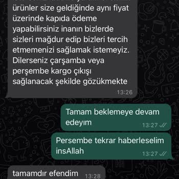 Arya Gross Siparişim Ortada Yok İadede Alamıyorum