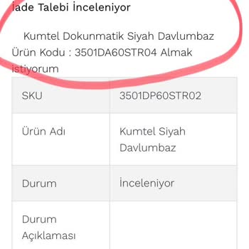 Kumtel Firması, İade Edilen Ürünün Parasını Ödemiyor.