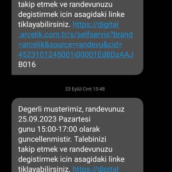 Arçelik Bursa Mudanya Yetkili Servis Sorunu