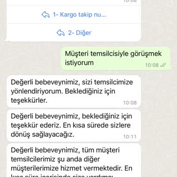 ebebek İade Edilen Kargonun Tekrardan Tarafıma Kargolanması
