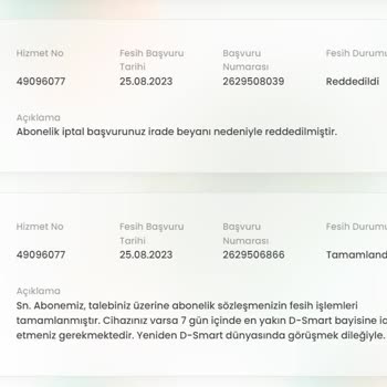 D-Smart Net Kendi Kendine Aboneliğimizi Sonlandırdı, Çözüm Sunamıyorlar