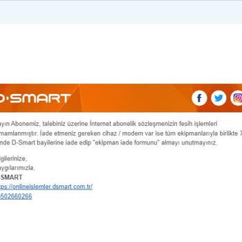 D-Smart Net Kendi Kendine Aboneliğimizi Sonlandırdı, Çözüm Sunamıyorlar