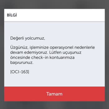 THY Sistemsel Hata Yüzünden Check-in Yapamama Ve Show Off A Düşürme