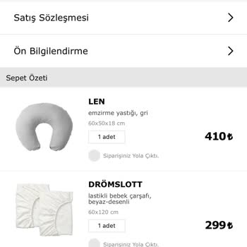 IKEA Online Ürünlerimi 1 Aydır Kargolamıyor