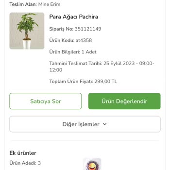 ÇiçekSepeti Yanlış Ürün Fazla Para