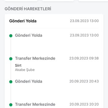 Trendyol Express Kargom İstanbul'a Gelip Sonra Siirt'e Gitti
