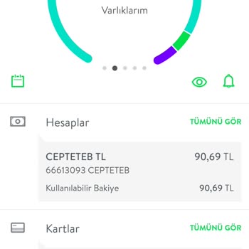 TEB Bankası Yatırım Hisse Senedi Varlıklarım