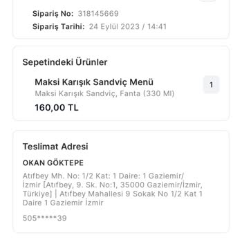 Migros Yemek Gelmeyen Siparişin Parasını İade Etmiyor