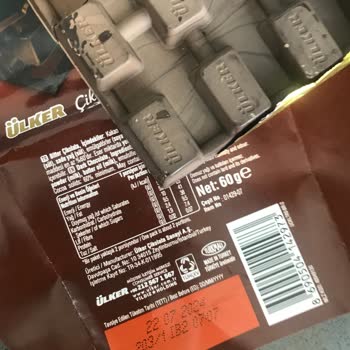 Ülker Bitter Çikolata Bozuk Çıktı
