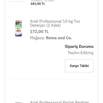 Ariel Deterjan Epttavm'den Satın Aldığım Sahte Deterjanlar