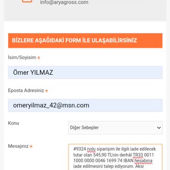 Arya Gross Dikkat Paranız Gitmesin