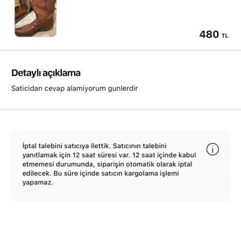 Gardrops Sipariş İptali Sorunu