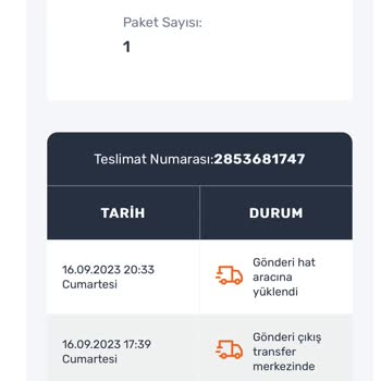 Sendeo Kargo On Gündür Hareketsiz Kargo.