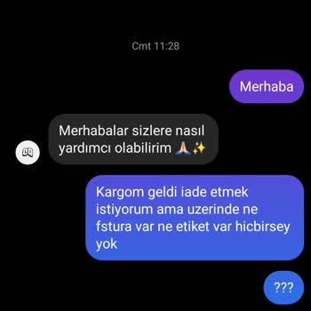 Ciqulata İade Kabul Etmiyorlar