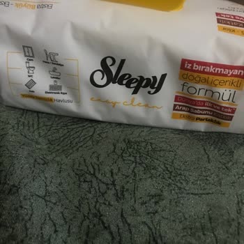 Sleepy Temizlik Bezi İz Bırakıyor
