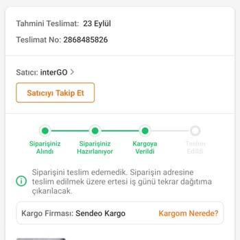 Trendyol Kargo Değişikliği Talebim Umursanmıyor