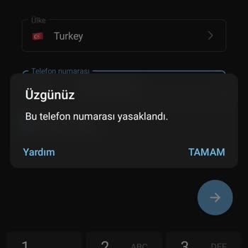 Telegram Hiçbir Sebep Yokken Numaramı Yasakladı