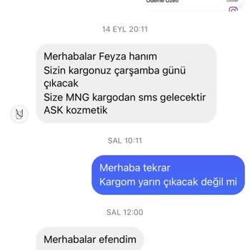 Bymerveserin 16 Gündür Kargo Çıkartmıyor
