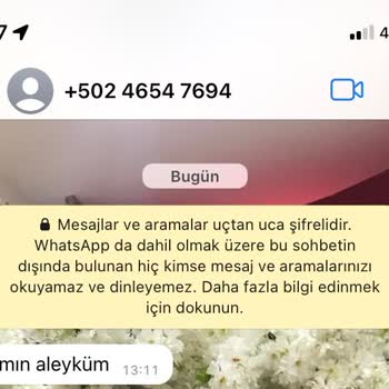 WhatsApp Yabancı Numara