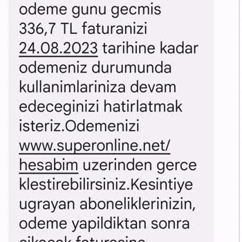 Superonline Açma Kapama Ücret İadesi