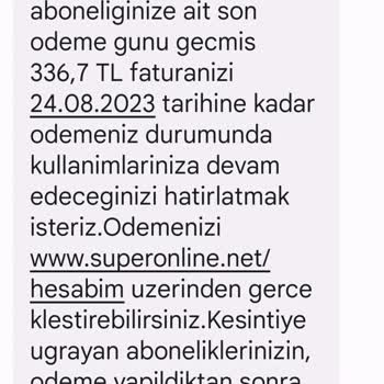 Superonline Açma Kapama Ücret İadesi