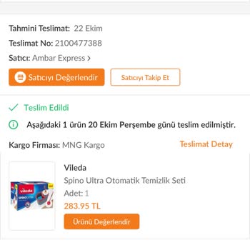 Vileda Spino Temizlik Seti