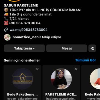 Evde Paketleme Türkiye Evde Sabun Paketleme İşiyle İlgili Sorun