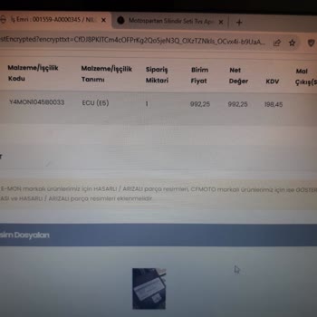 Mondial Motor Gösterge Paneli Ve Beyin