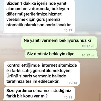 A101 Almadığım Ürünü Göndermeye Çalışıyorlar.