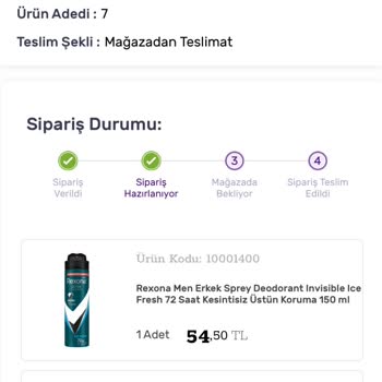 Gratis Siparişim Hâlâ Hazırlanmadı