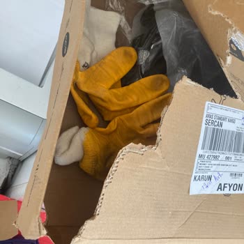 Ççs Çanta Düzensizliği İnşaat Eldiveni Ve Yanlış Çanta