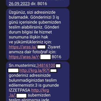 Yine Bir Aras Kargo Muhteşemliği