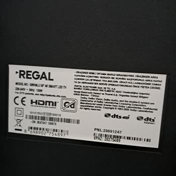 Regal LED TV Panel Sorunu