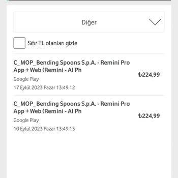 Vodafone Mobil Ödeme Sorunu