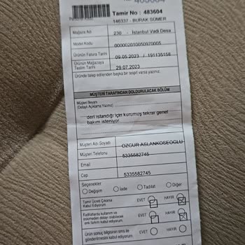 Desa Deri Ceket Kalitesizliği Ve Sorun Çözmeye Yanaşmaması