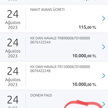 Yapı Kredi Bankası Adil Olmayan İşlem Faizi