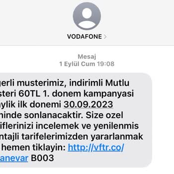 Vodafone Vurdumduymazlığı Ve Müşteri Mağduriyeti