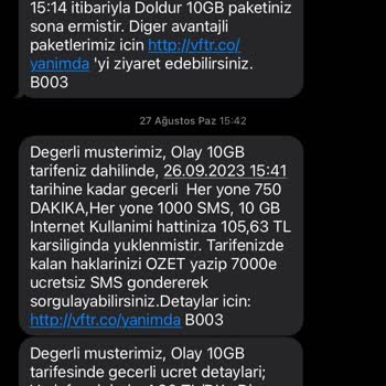 Vodafone Fahiş Zam Uygulaması
