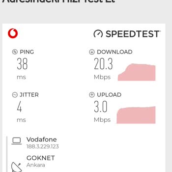 Vodafone Net İnternet Hızı Sorunu