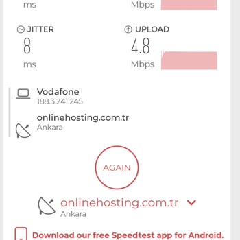 Vodafone Net İnternet Hızı Sorunu