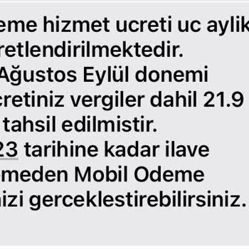 Vodafone Mobil Ödeme Hizmet Ücreti