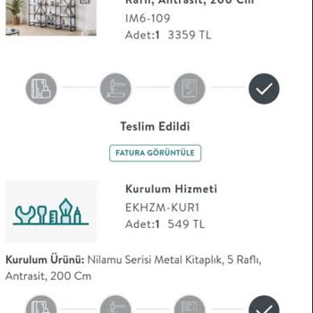 Vivense Kurulum Hizmeti Gelmiyor