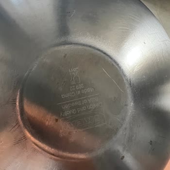 IKEA Blanda Blank Paslanmaz Çelik 28 Cm Servis Paslandı