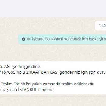 Ziraat Kredi Kartım AGT Kurye Tarafından 1 Aydır Teslim Edilmedi