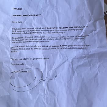 Sephora Parfüm Kalıcı Değil