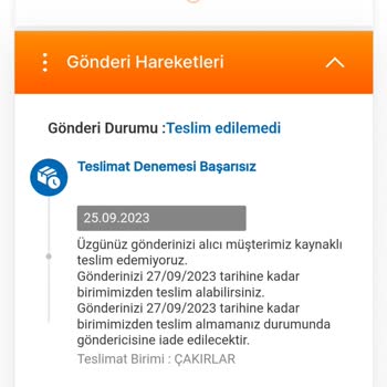 MNG Kargo Şubeye Gitmemizi İstiyor